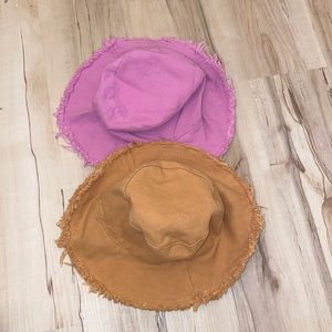 Fringe Bucket Hat Set